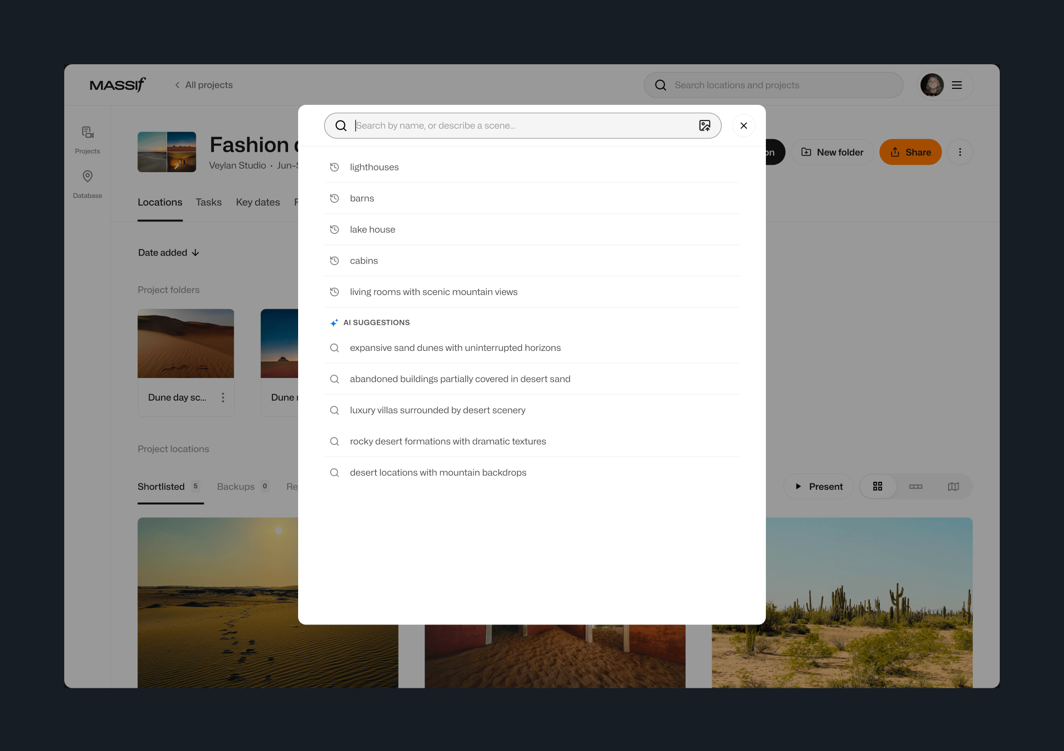 Massif — Location database and collaboration workspace for production teams