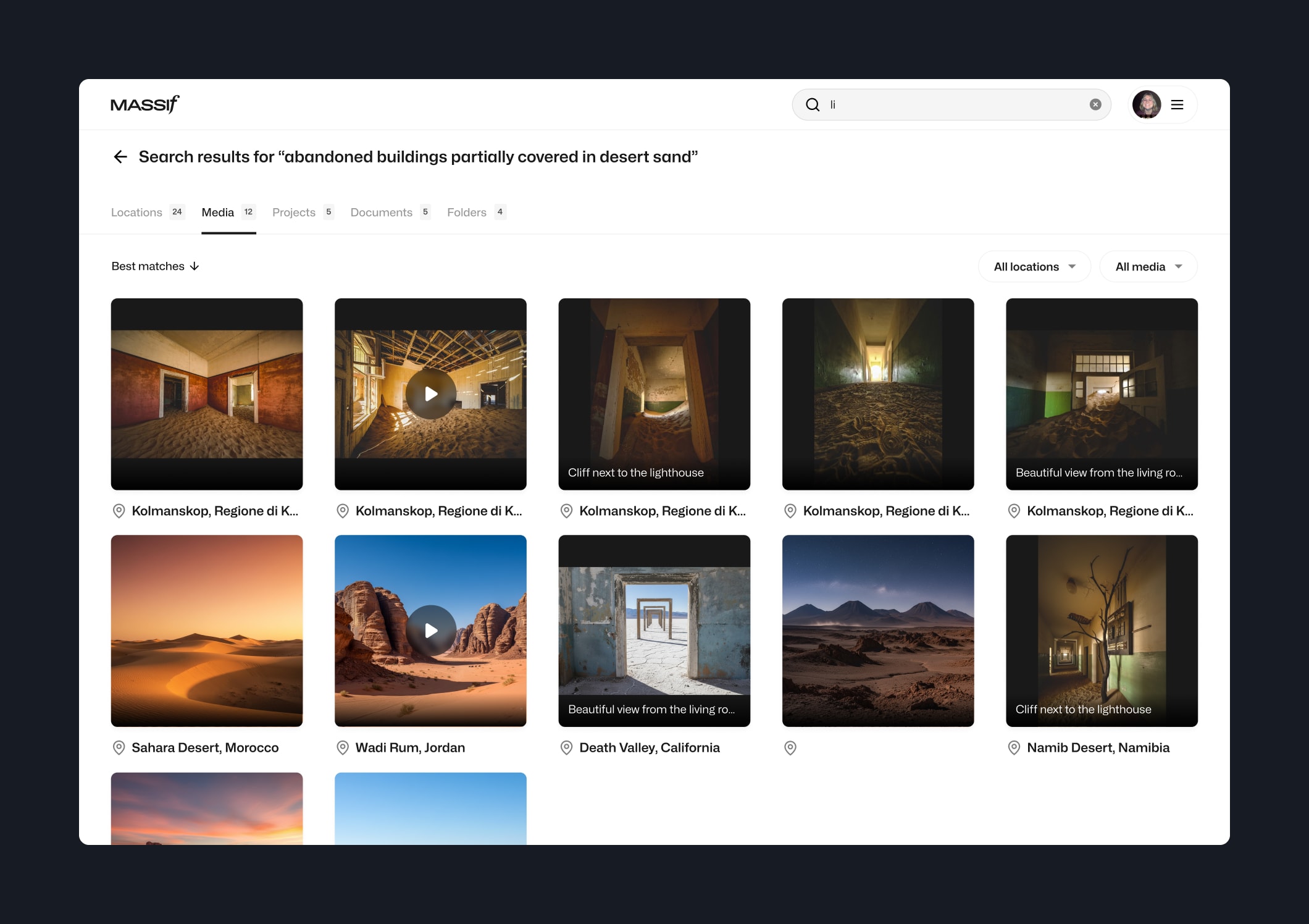 Massif — Location database and collaboration workspace for production teams