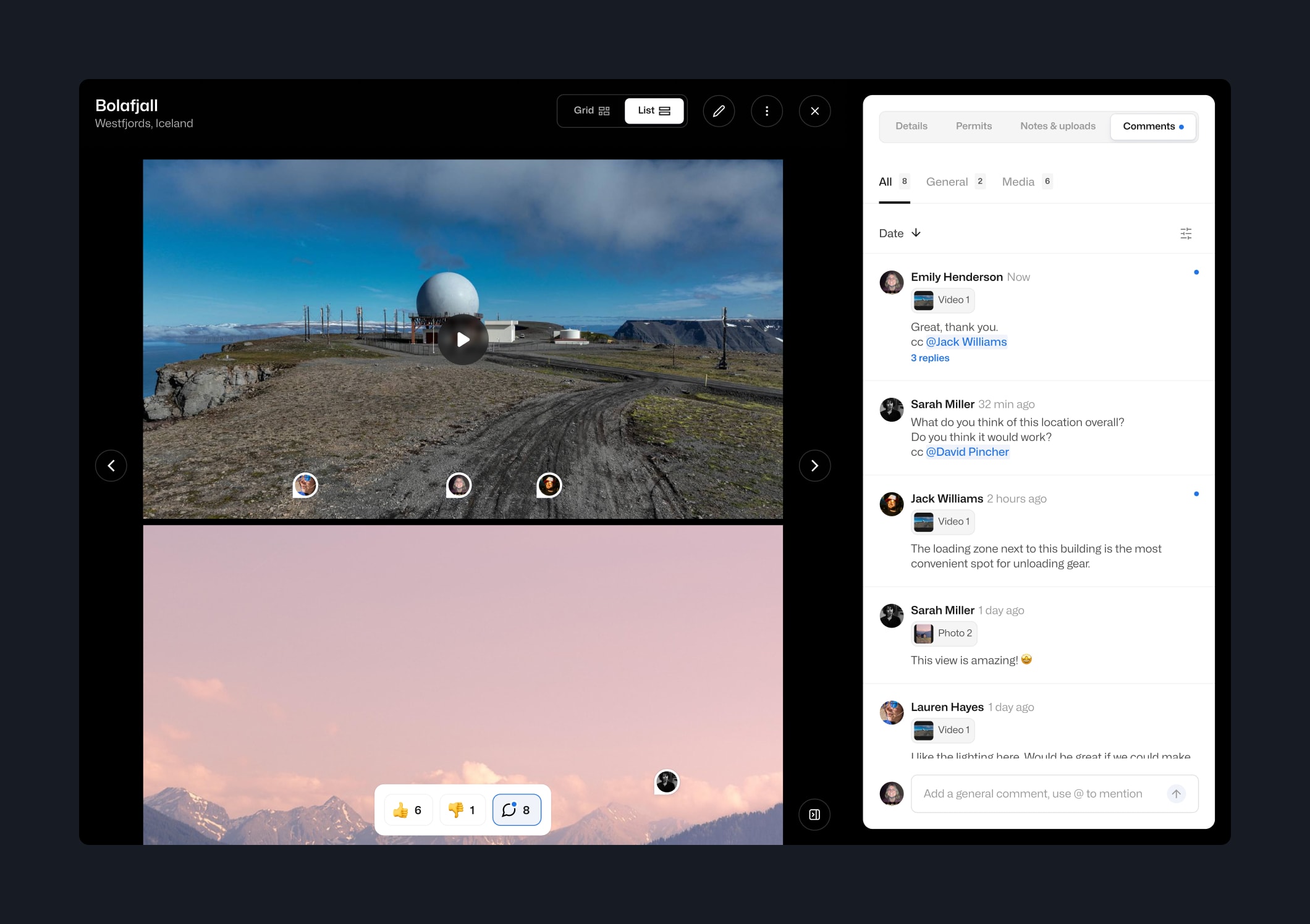 Massif — Location database and collaboration workspace for production teams